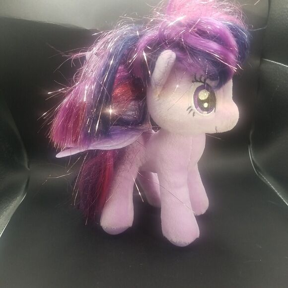 TY My Little Pony Purple Plush Twilight Sparkle Stuffed Toy 2015 8" Stuffy - Picture 2 of 8